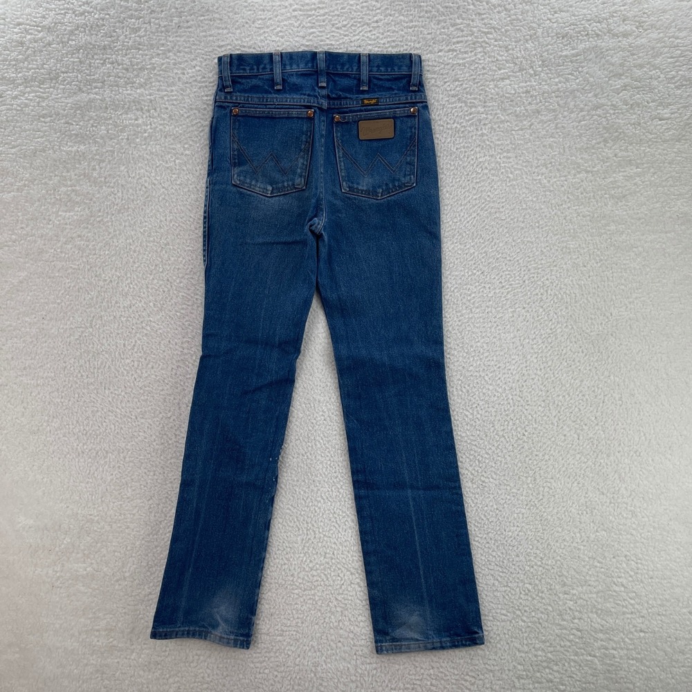 Wrangler Jeans Mens 29x34 Blue 936DEN Cowboy Cut Slim Medium Wash Rodeo Ranch